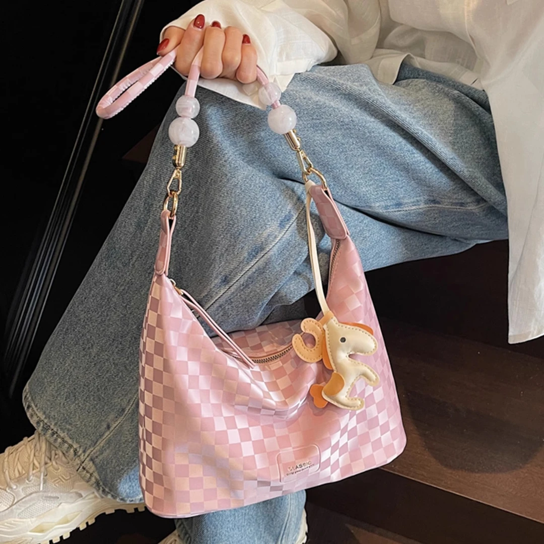 夏天超火小包包女式2025新款时尚百搭斜挎包通勤单肩腋下包小拎包