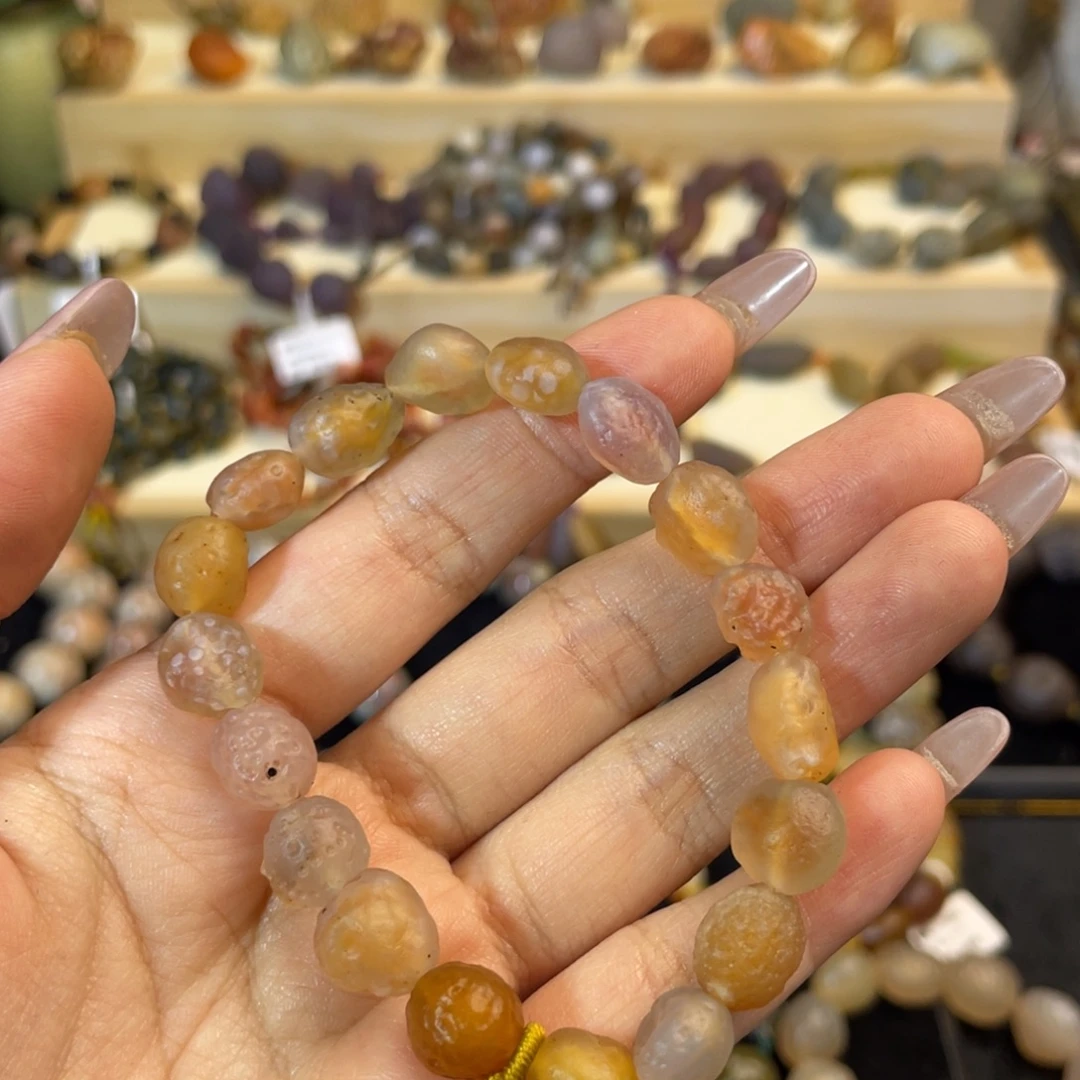 玛瑙/玉髓未镶嵌手链