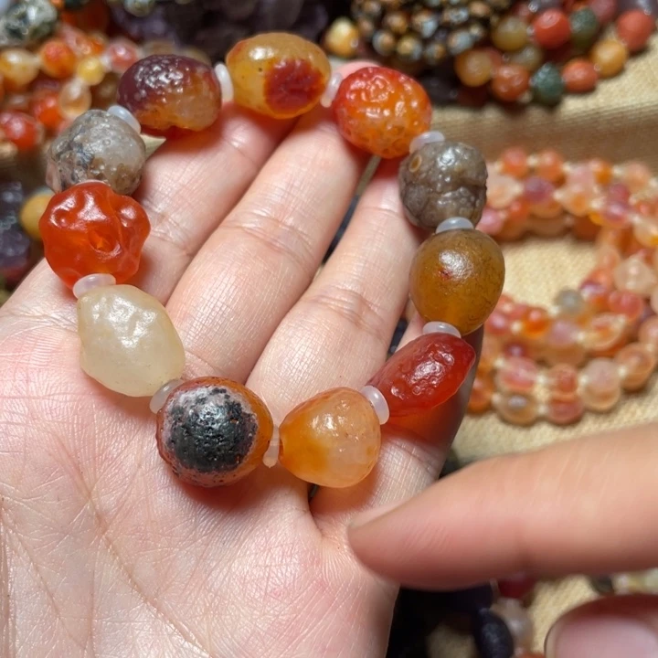 玛瑙/玉髓合金手链