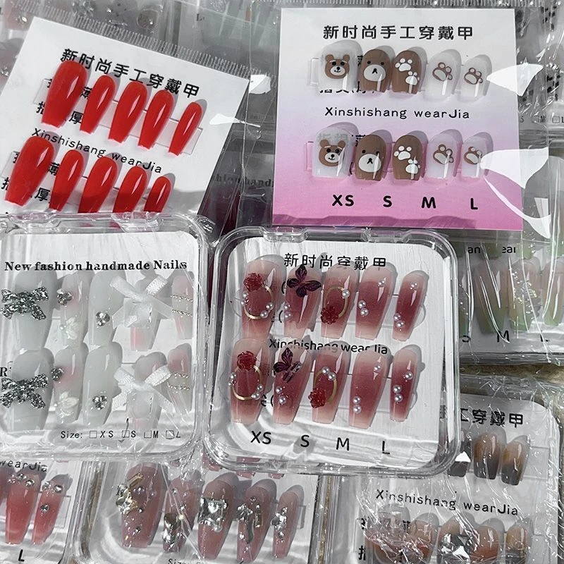正品纯手工穿戴甲专拍链接