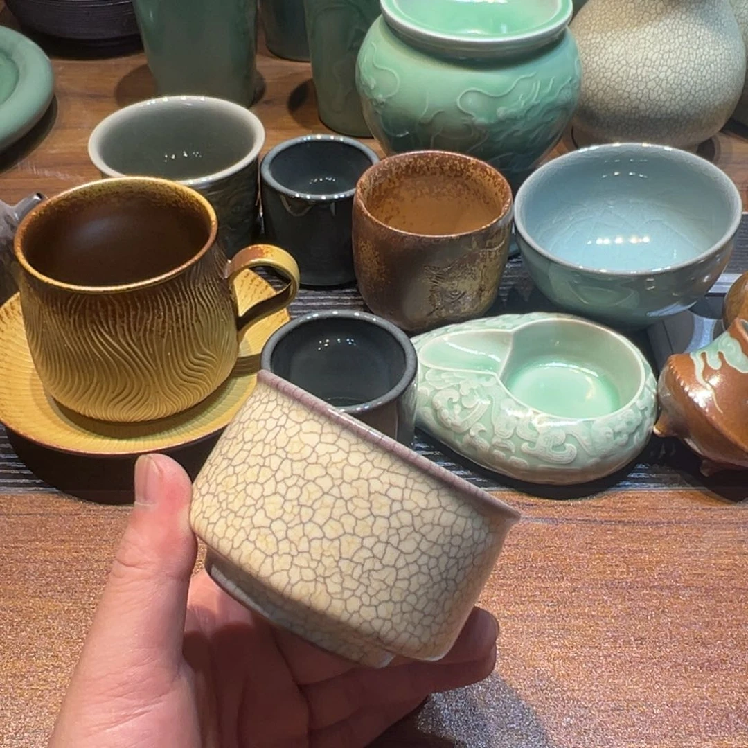 青瓷茶器青瓷茶器微瑕
