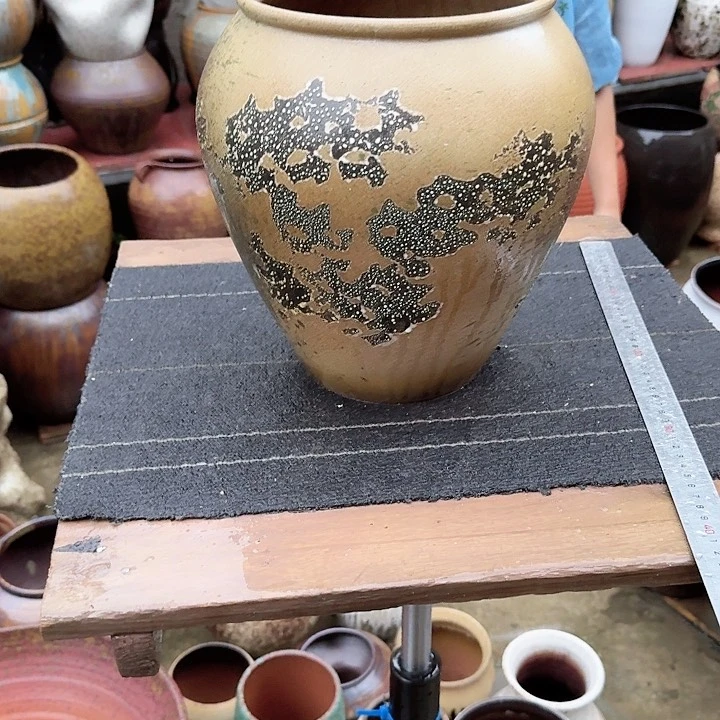 紫砂花盆高度27口径20