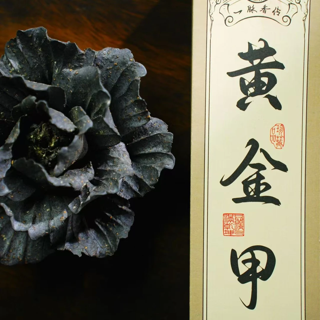 一脉香传【黄金甲】海南降真黄金甲21厘米长线香/20g装中式天然线香