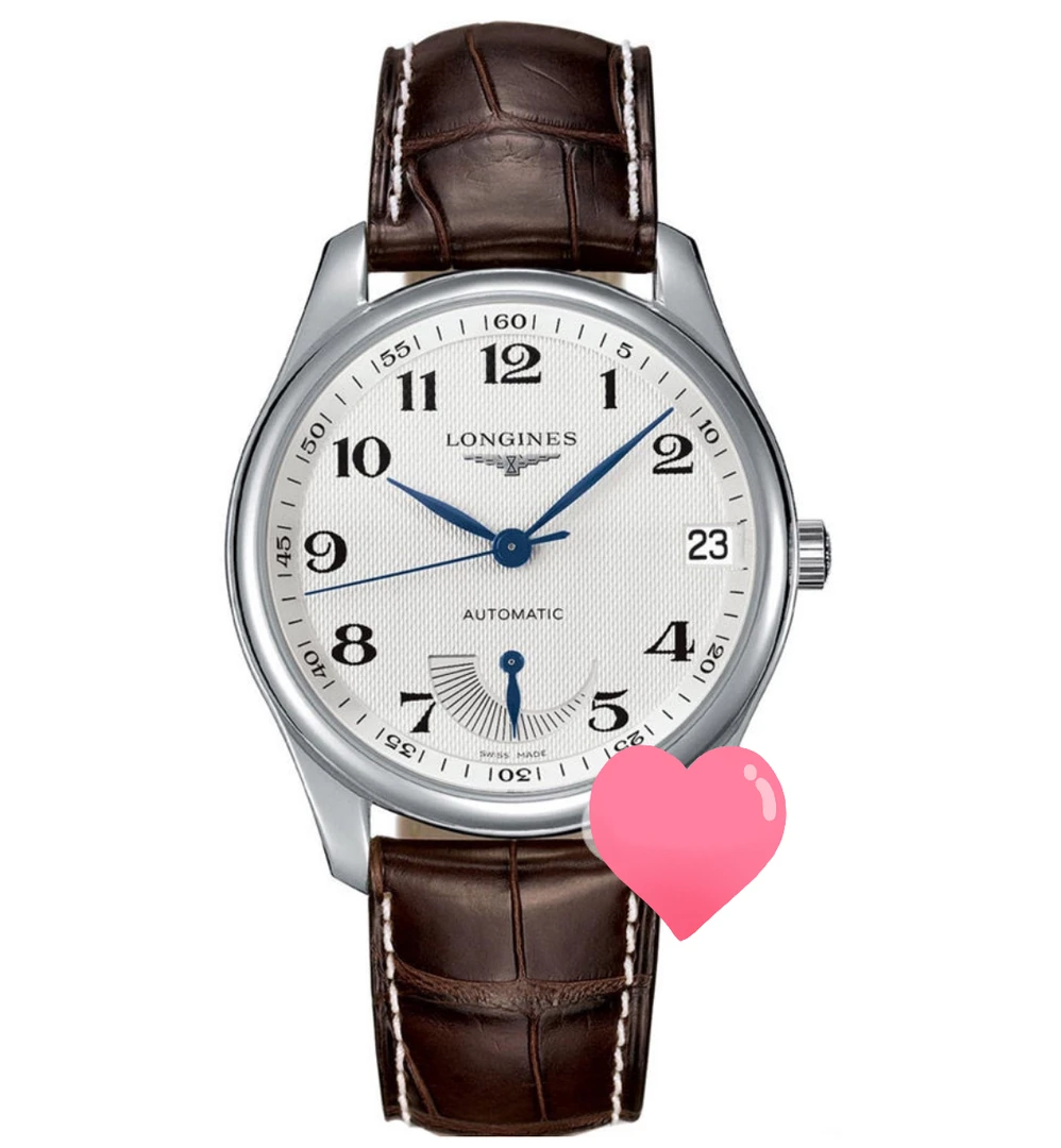 99新 Longines/浪琴 /名匠666大嘴皮带/表径42/自动机械男表