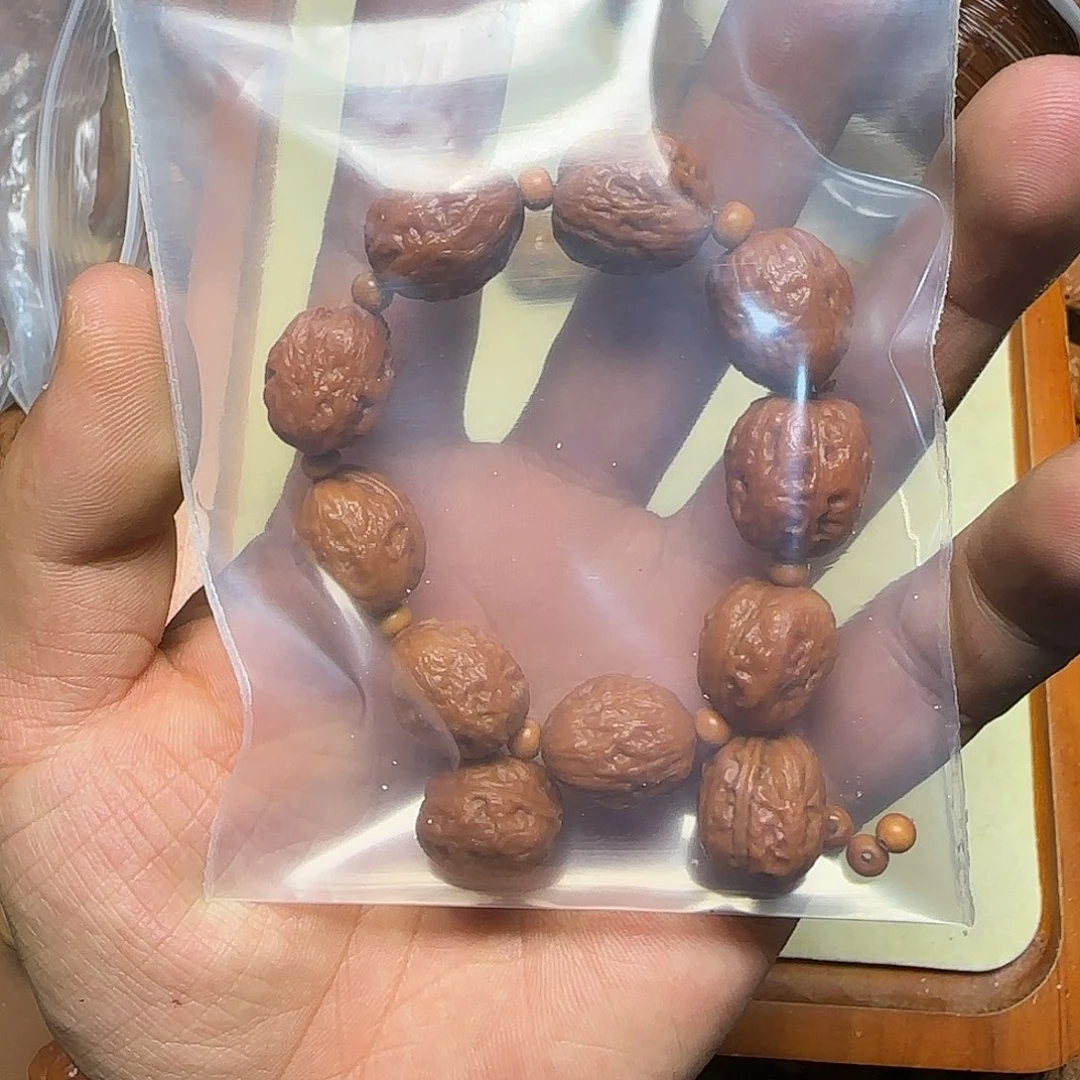 w***柚文玩核桃手串野生小秋子小蜜枣9颗➕2颗
