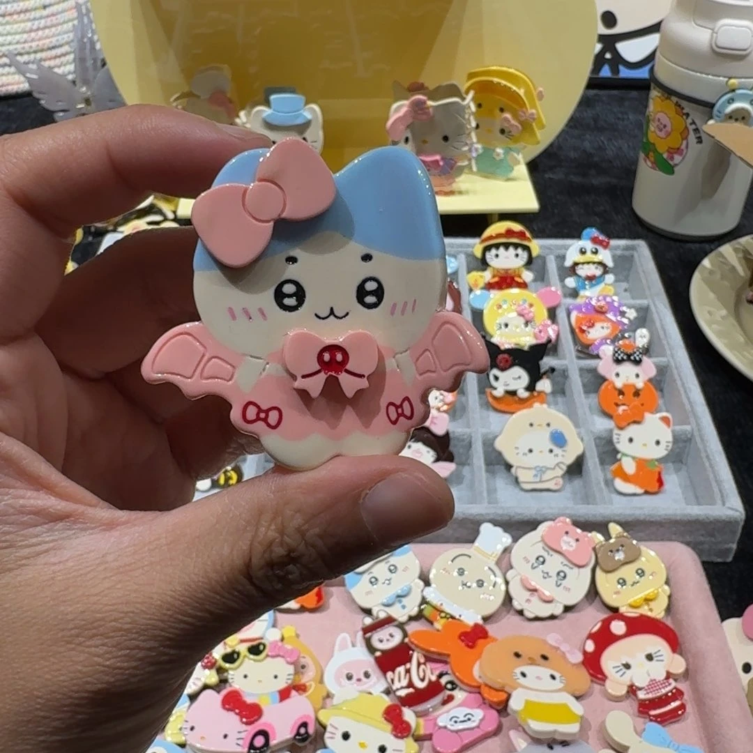 醋酸非金属小八抓夹粉色