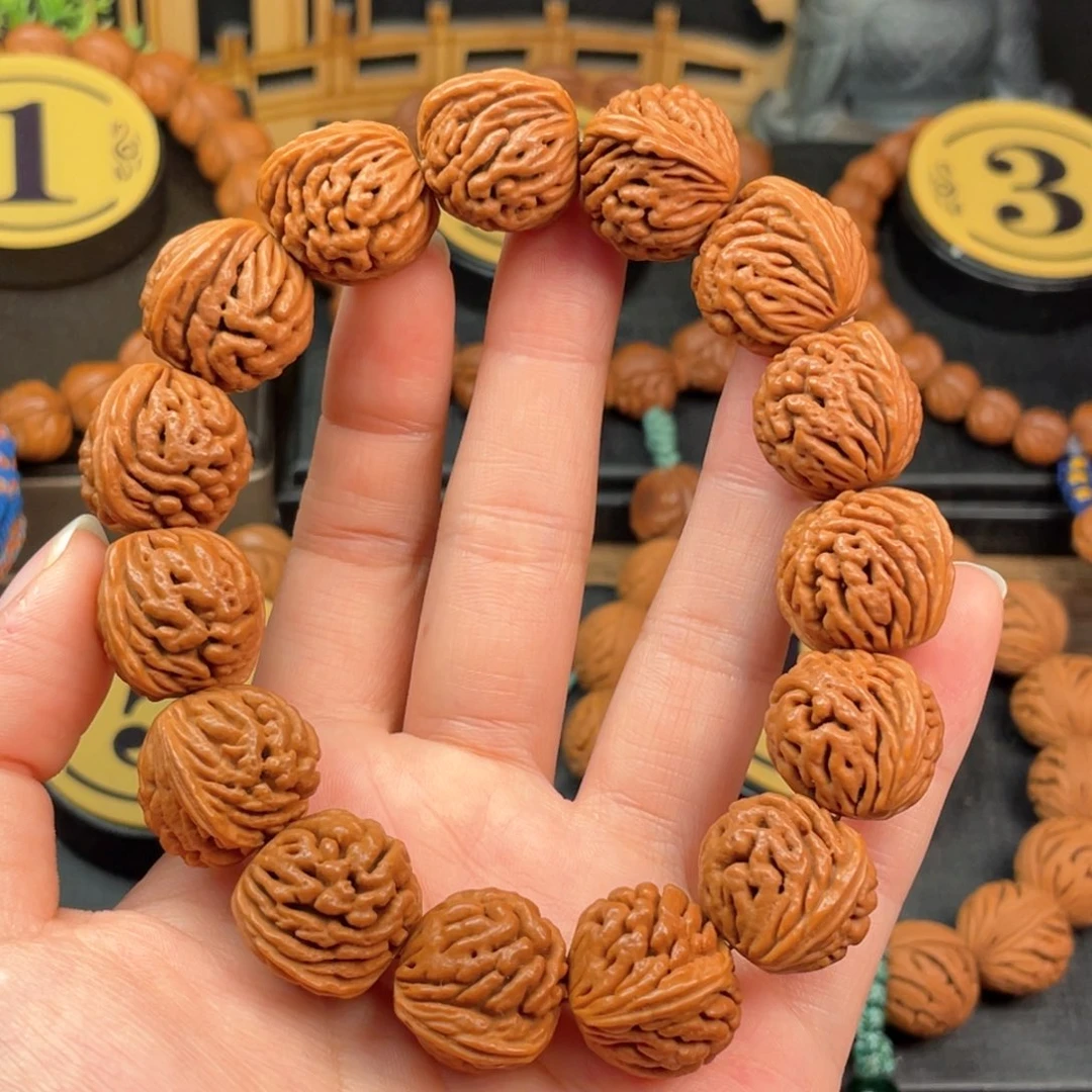 吊坠桃核刺龙纹19