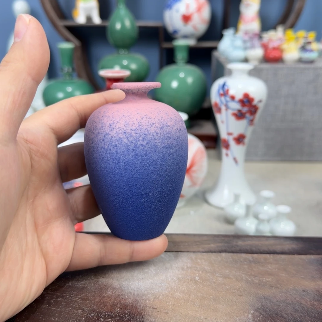 陶瓷手工小花器摆件