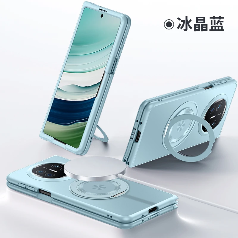 适用华为Matex5镜头全包手机壳新款matex5折叠屏磁吸旋转支架防摔