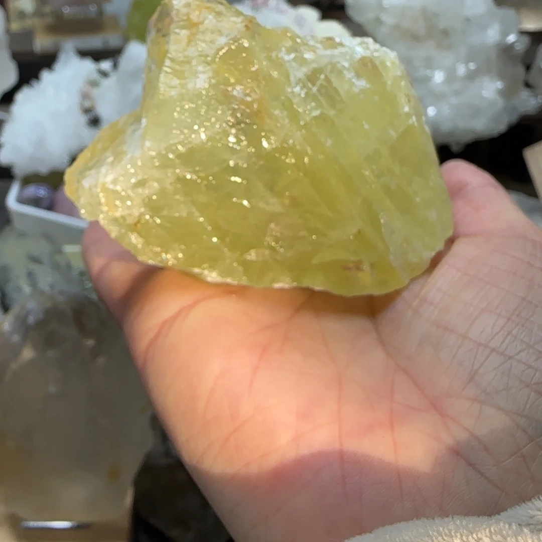 水晶未镶嵌车挂不退换水晶块