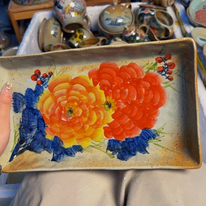 瓷片景德镇陶瓷手工手绘