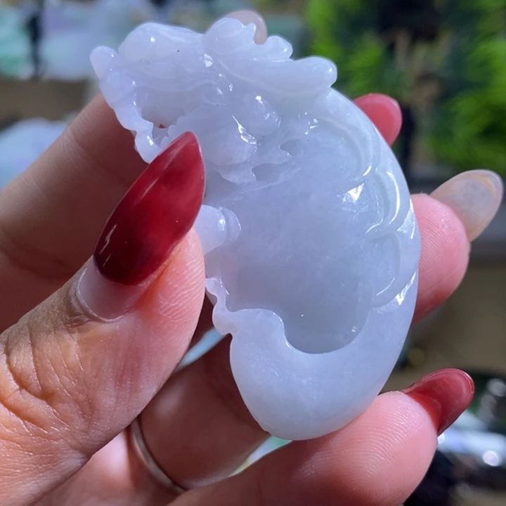 【闪购商品】翡翠挂件未镶嵌龙鱼