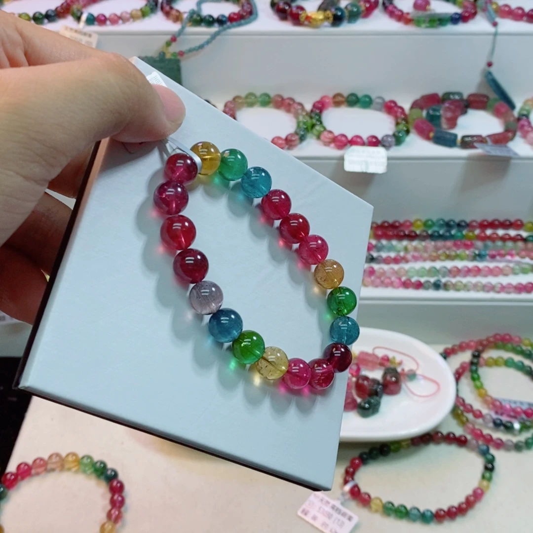 手链碧玺未镶嵌多样性发一条