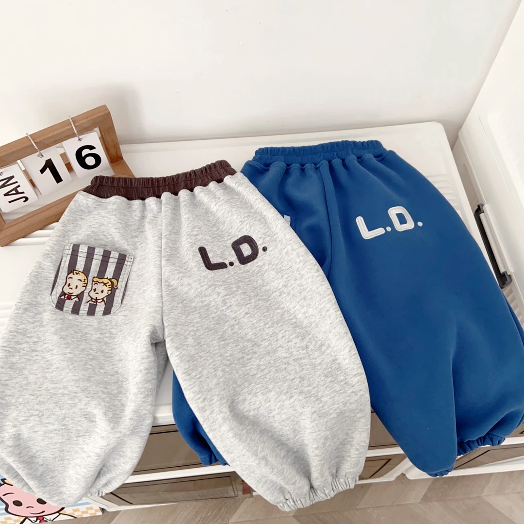 儿童童装休闲裤男童长裤童裤春秋洋气宝宝夏季薄款宽松防蚊裤子