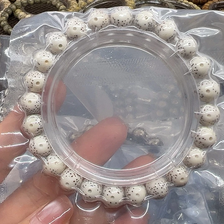 星月菩提手串海南星月菩提脱脂10圆珠