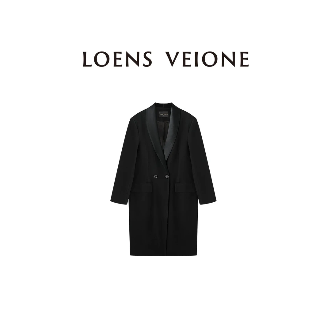 LOENS VEIONE/罗拉【鲲之梦境】邦尼蒂斯绵羊毛轻奢大衣24CVCK0006N