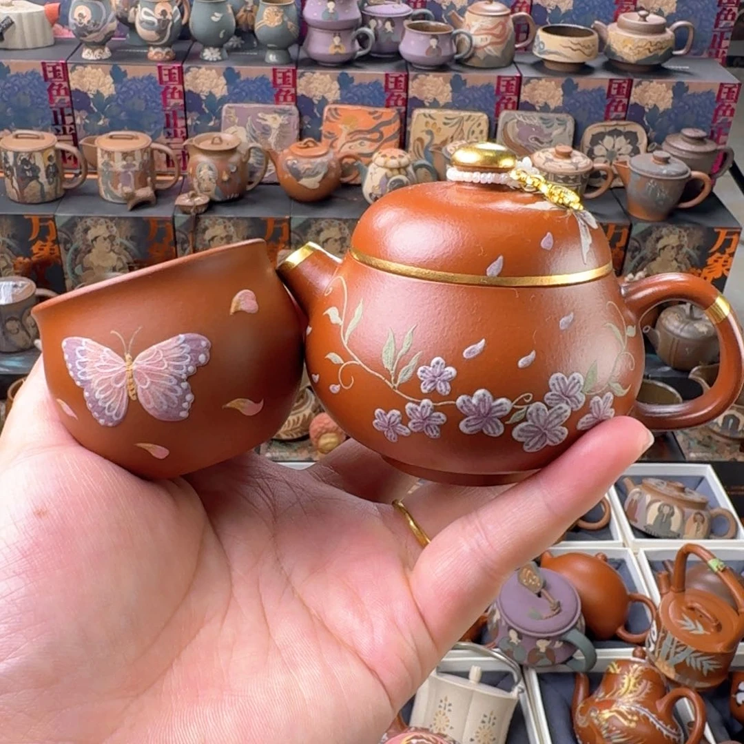 茶壶紫砂130cc原矿精工半手