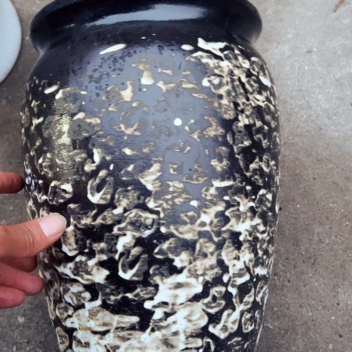 紫砂花盆高约30口约20