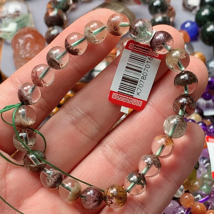 水晶手串未镶嵌天然