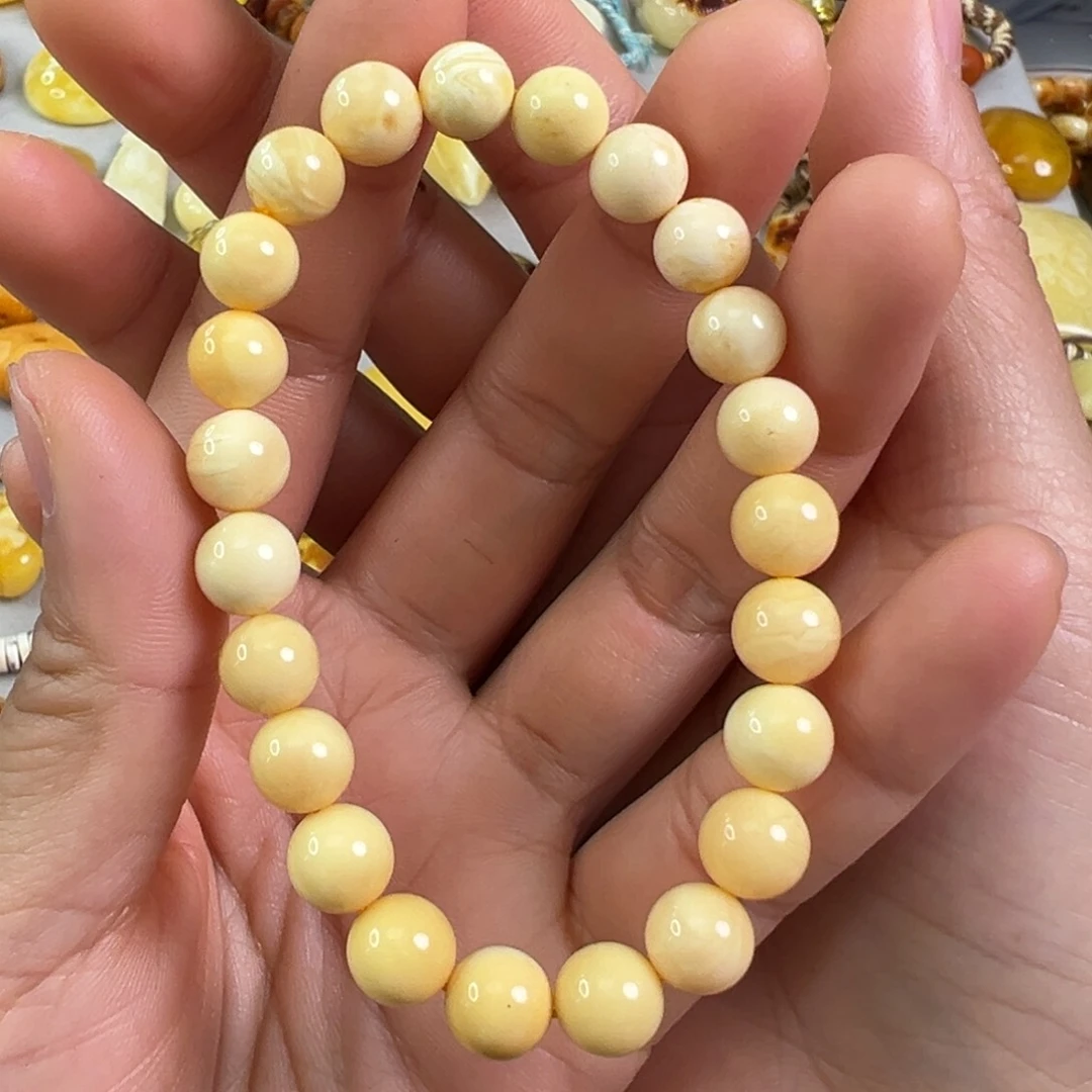 蜜蜡裸石未镶嵌蜜蜡