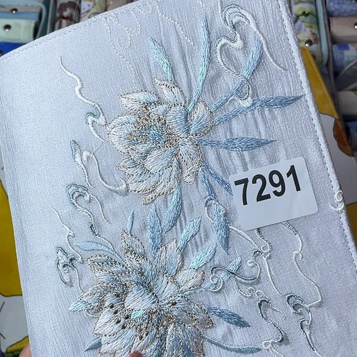 织绣A5活页带纸7291