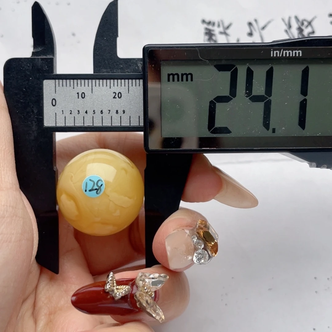 蜜蜡裸石未镶嵌L****狗欣欣蜜蜡圆珠