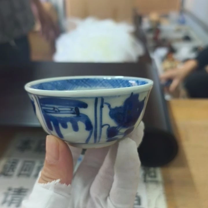 中古回流老物件茶杯123
