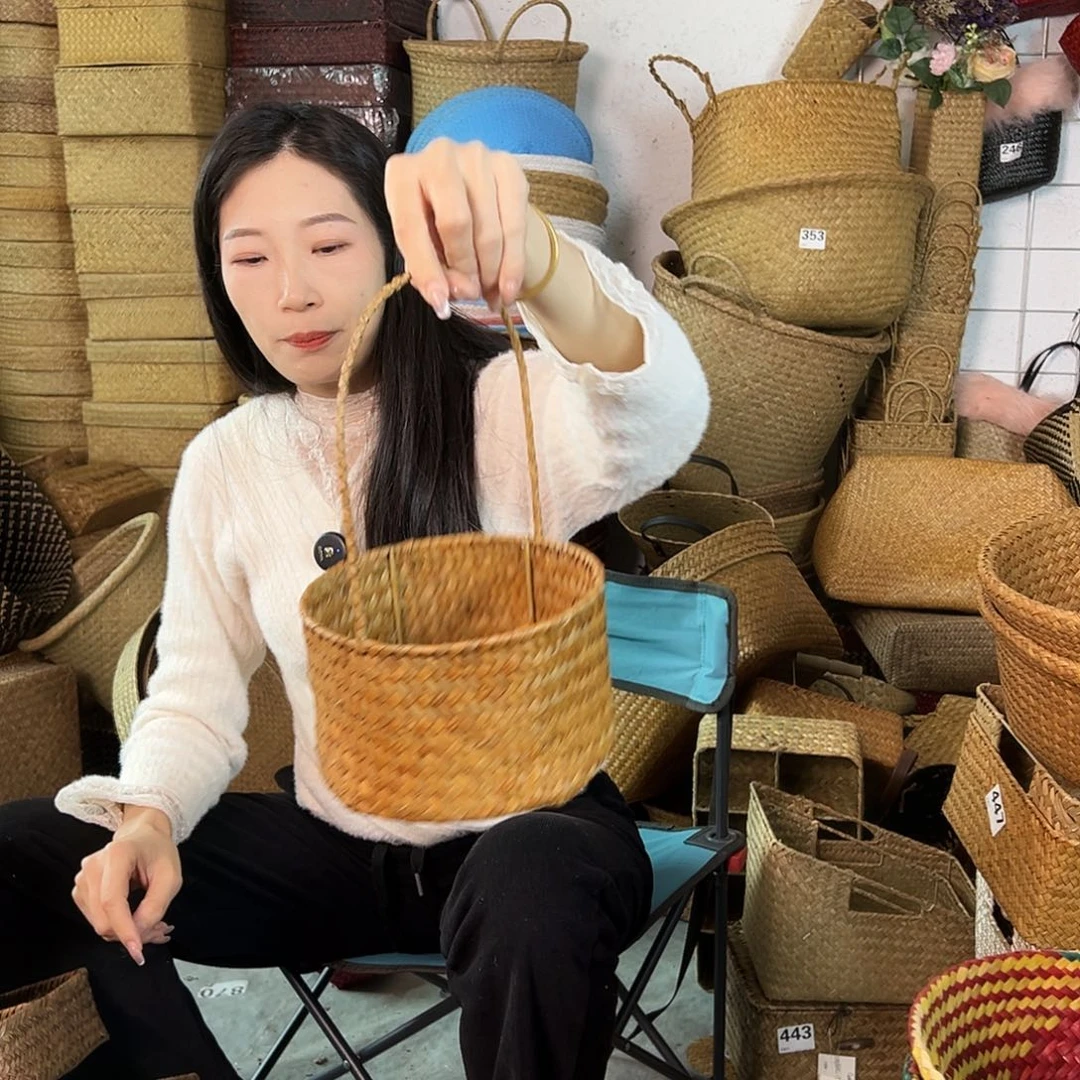 草编草编包/草编收纳盒微瑕疵