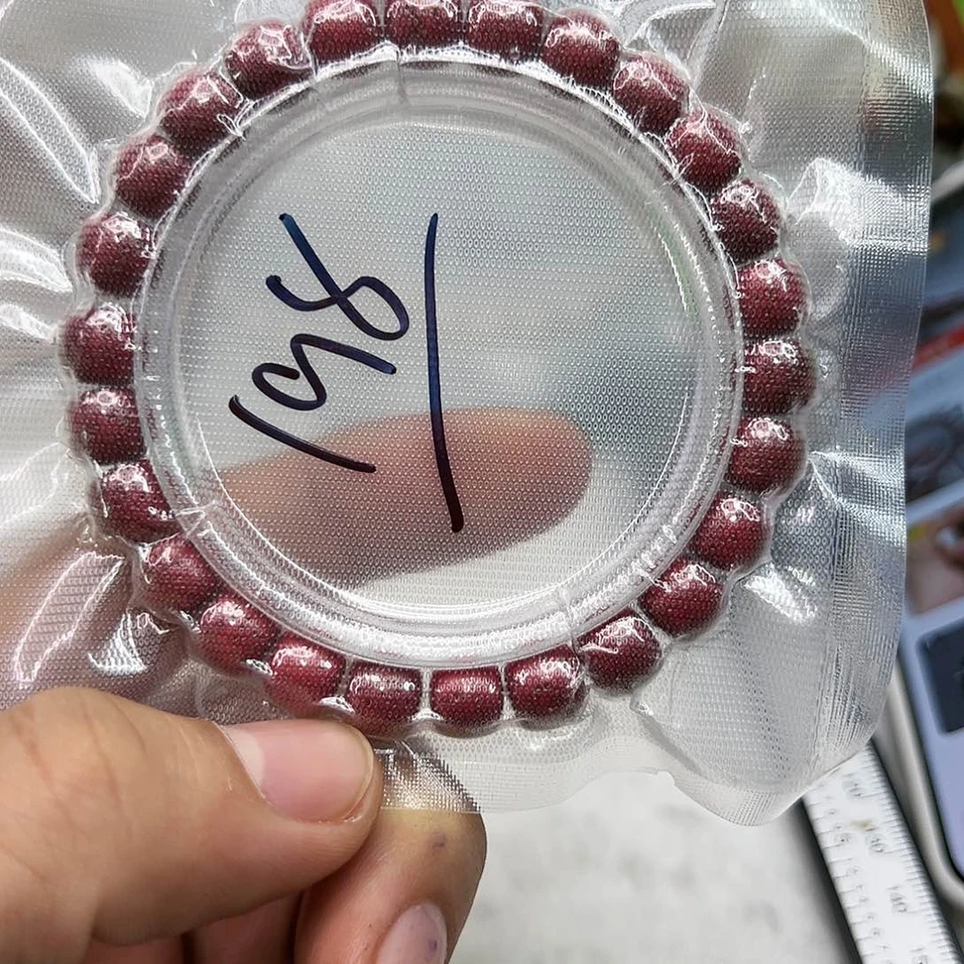 星月菩提手串84灭火红朱供星月菩提单圈98