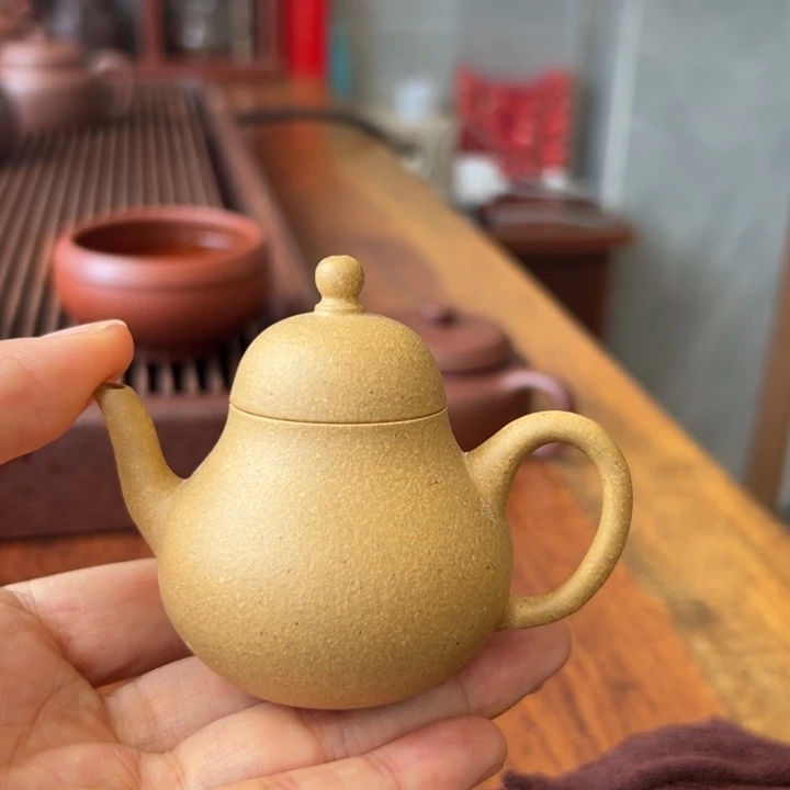 茶壶紫砂黄金段梨子50cc