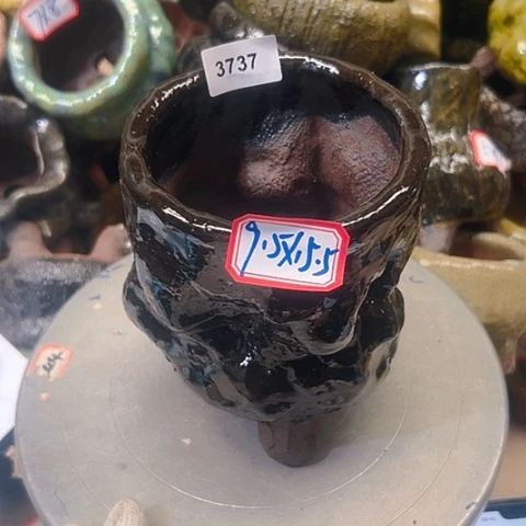 粗陶花盆手工花盆制作