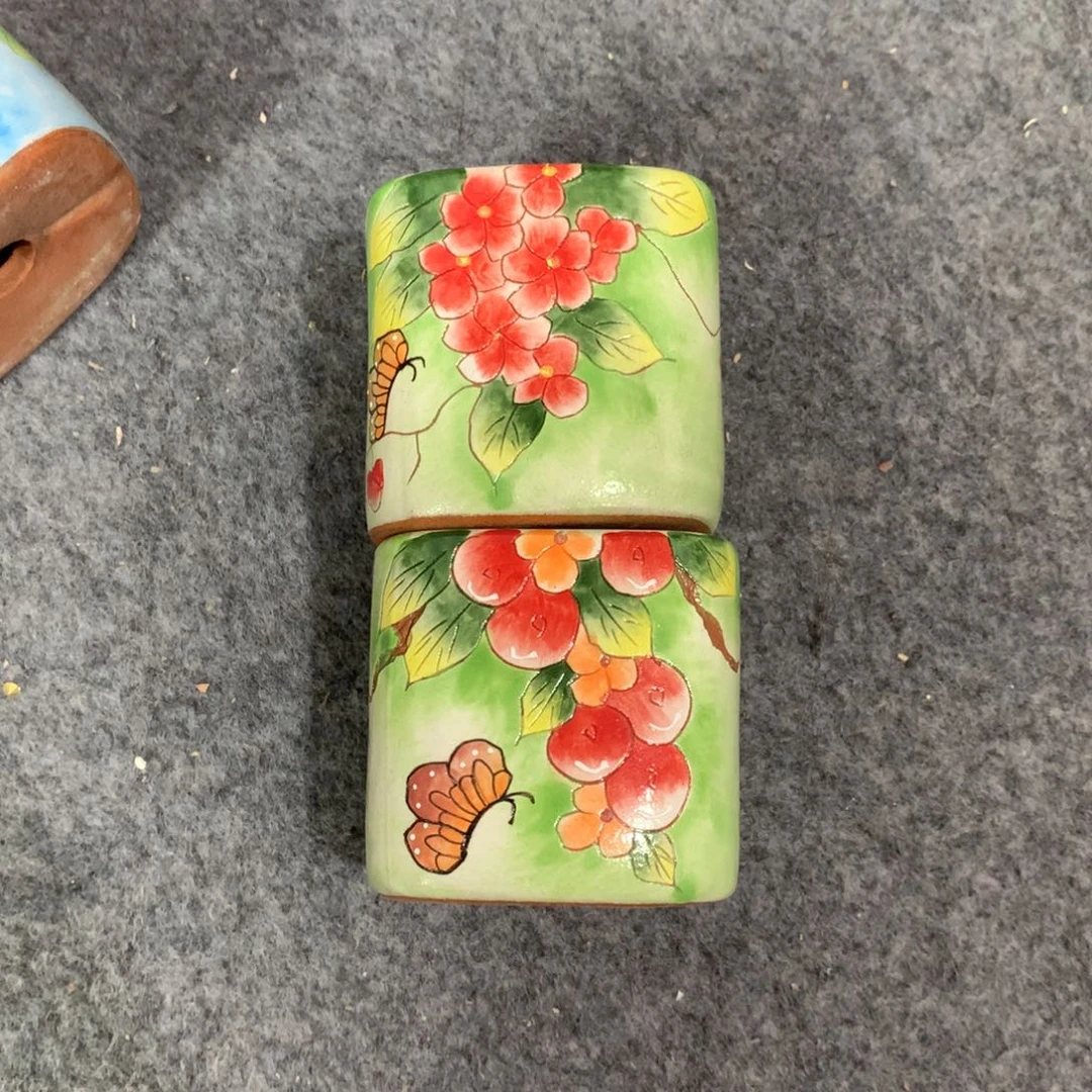 家***宝正品花盆，手绘花盆