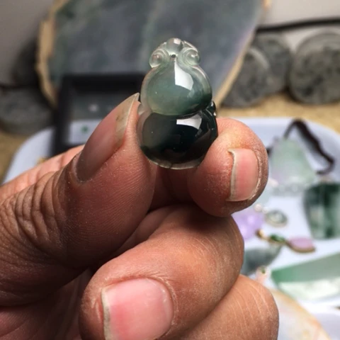 翡翠散珠天然翡翠葫芦