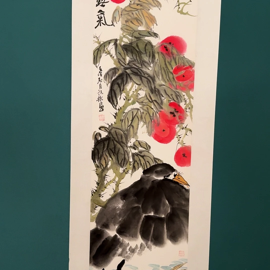 国画溥老师的作品
