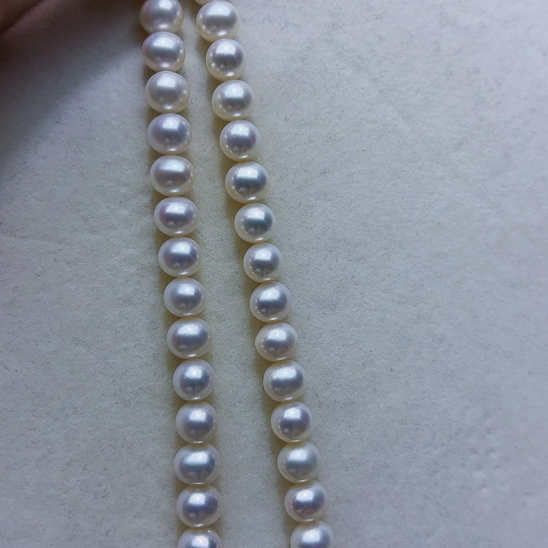 小***鱼淡水珍珠银S925镶嵌颈饰