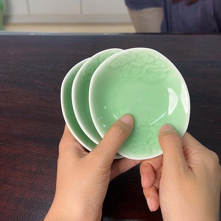 龙泉云间青瓷小米茶器