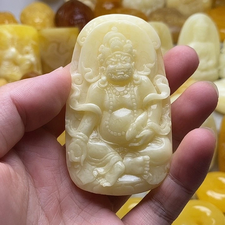 琥珀颈饰未镶嵌琥珀蜜蜡吊坠