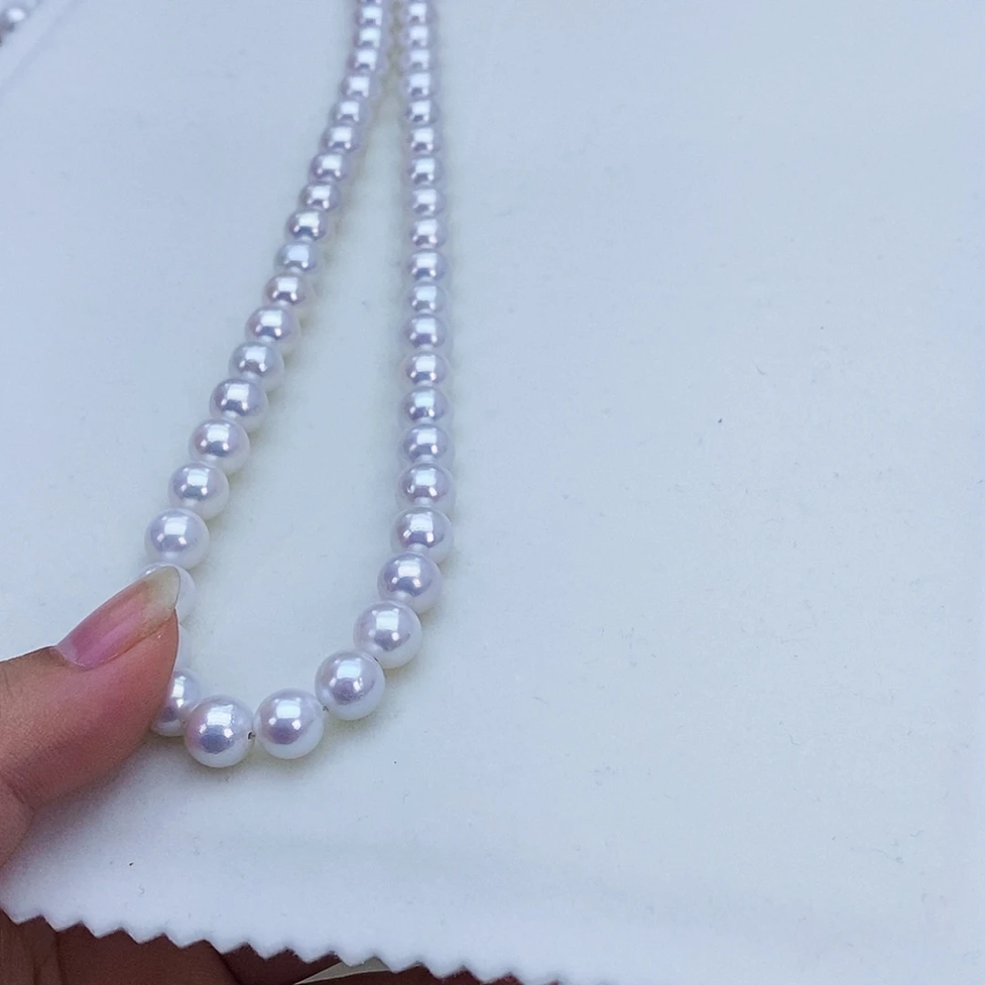 婷***）项链淡水珍珠未镶嵌珍珠项链