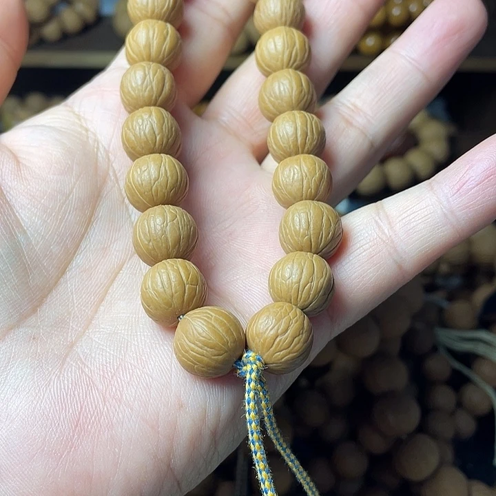 手***工吊坠猴头核桃聚宝盆原皮原色13尺寸