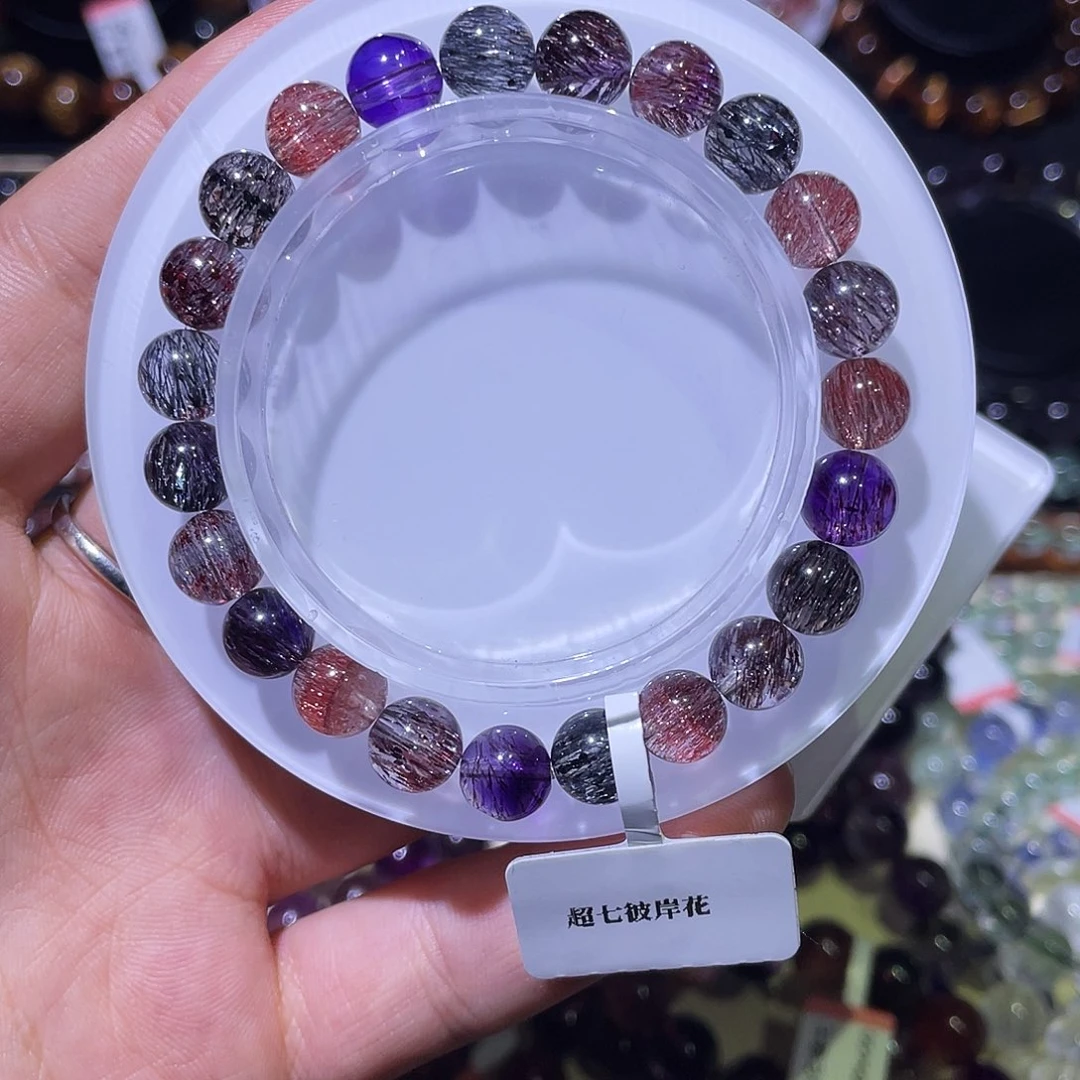 水晶手链未镶嵌超七彼岸花8.4