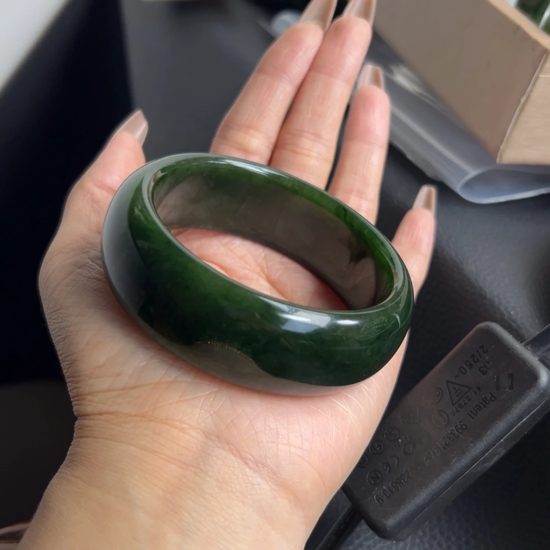 和田玉（糖玉）未镶嵌手镯58.59