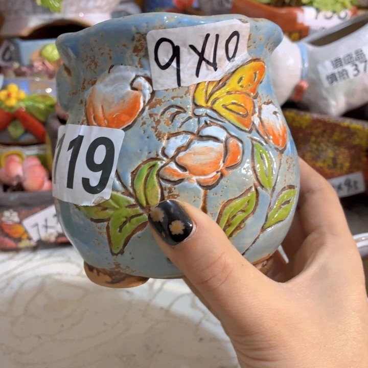 多肉花盆满15包邮