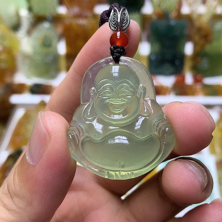 未镶嵌蛇纹石玉珠宝半成品