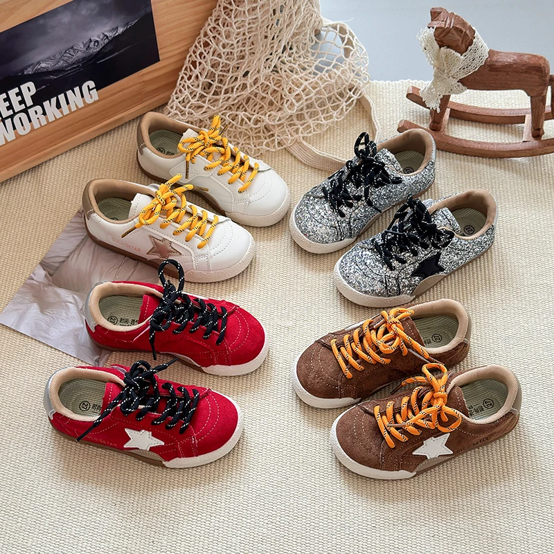 2025新款不限季节春秋秋季轻便休闲鞋男童板鞋防滑舒适女童女透气