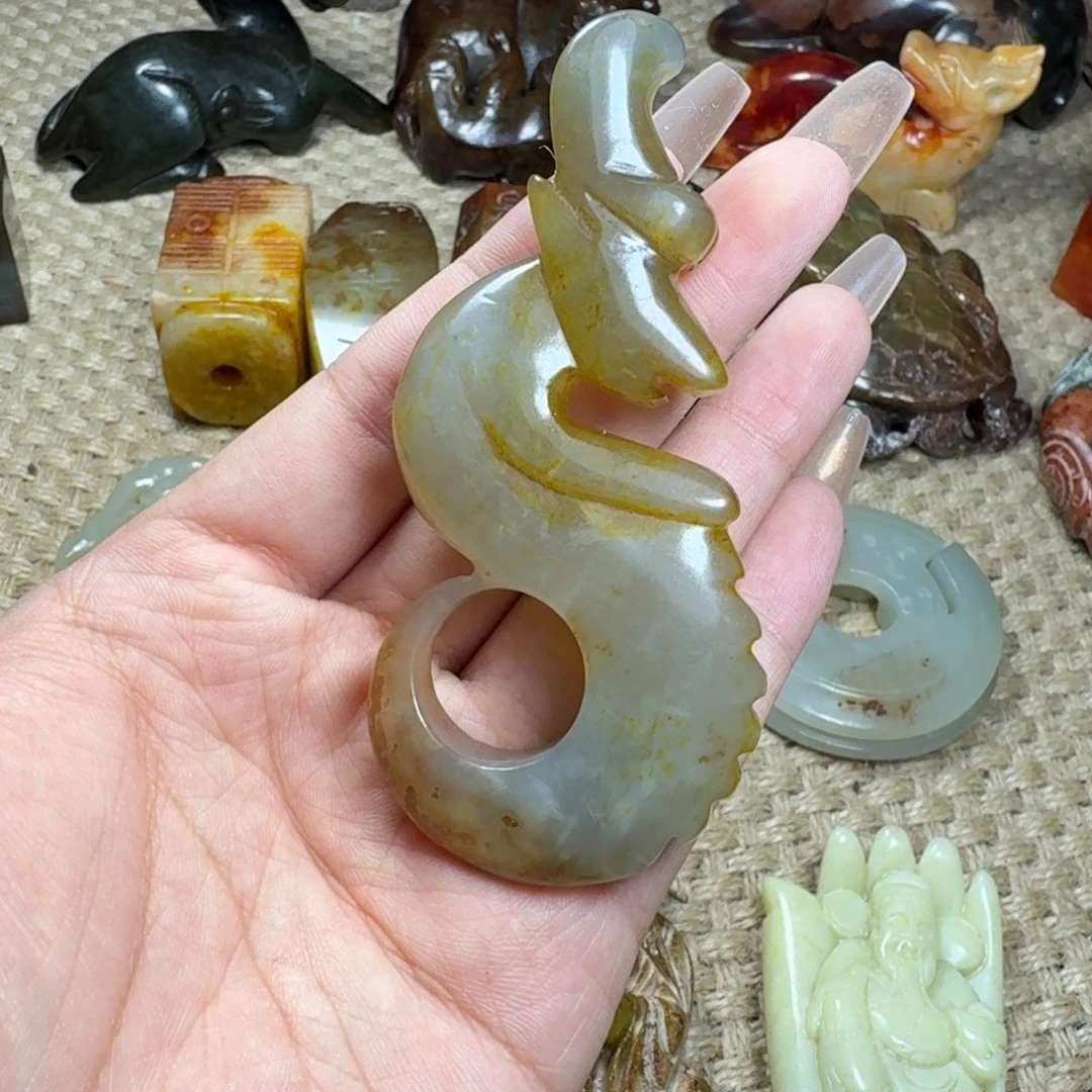 吊坠白玉菩提挂件
