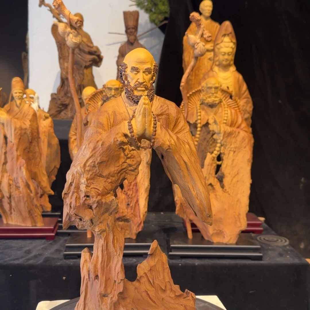香樟木达摩祖师。。