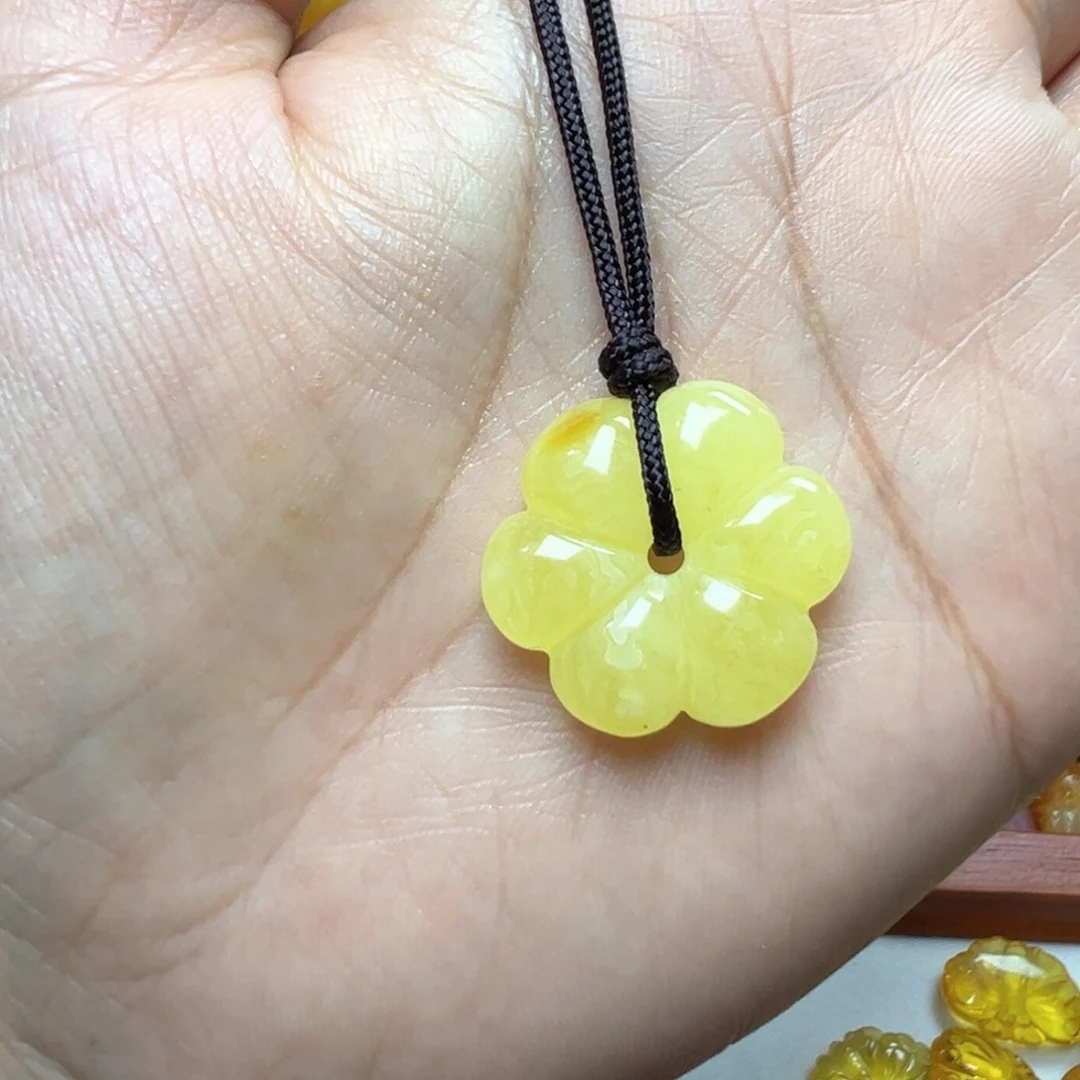 琥珀吊坠(不含链)未镶嵌