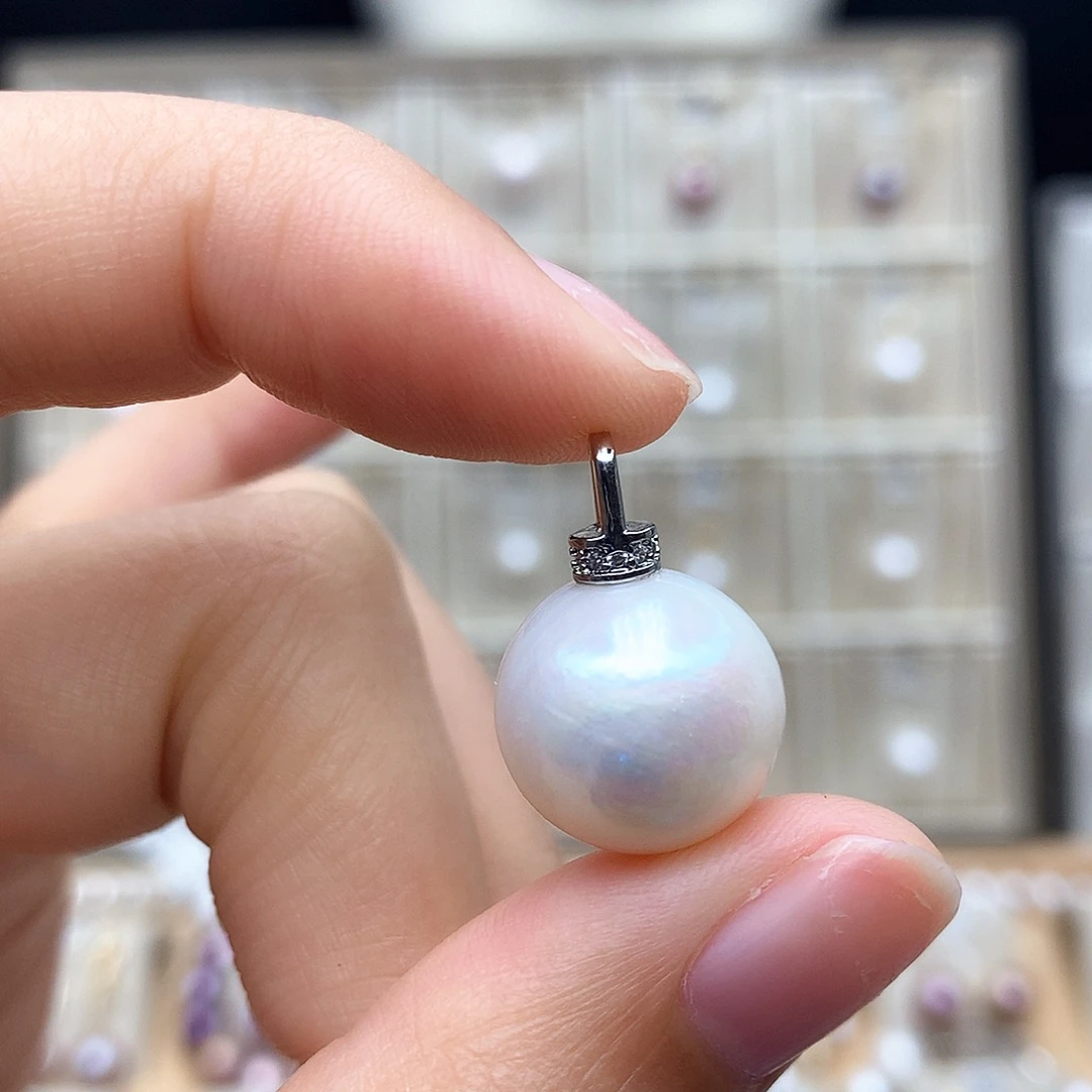 颈饰合金淡水珍珠