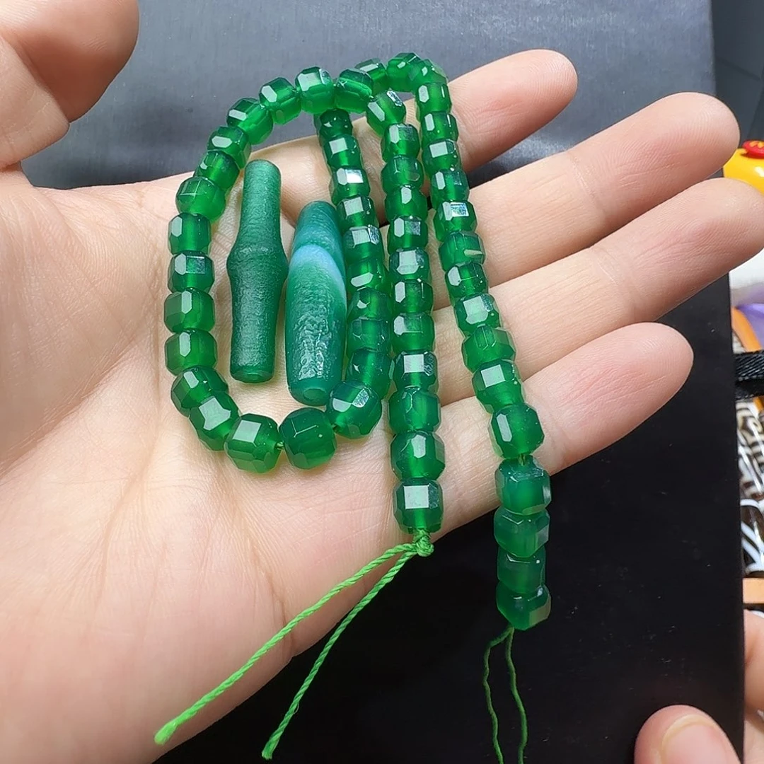 心***然玛瑙/玉髓颈饰未镶嵌