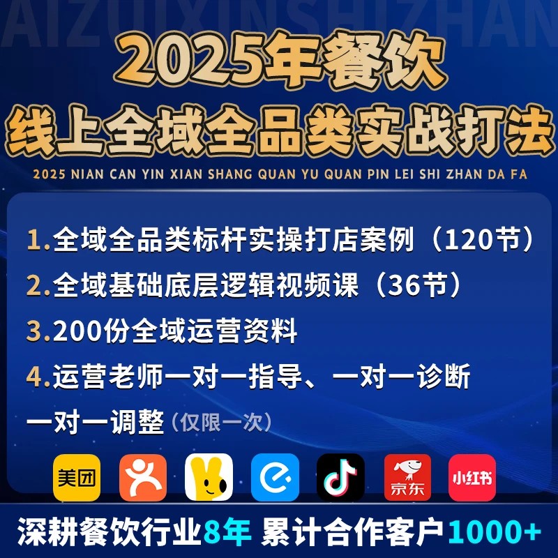 外卖美团大众团购餐饮运营干货-运营地图-实操运营技巧